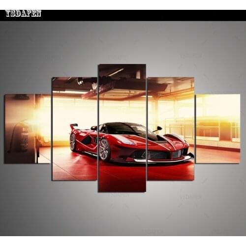 Op de muur HD print olieverf modulaire foto Scenery poster kind room decor woondecoratie 5 stks canvas art z092