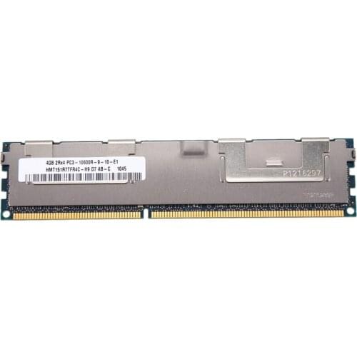 4GB DDR3 Memory RAM 2Rx4 PC3-10600R 1.5V 133Hz ECC 240-Pin Server RAM HMT151R7TFR4C
