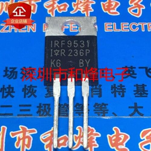 Original 5pcs/ IRF9531 TO-220 -60V -12A