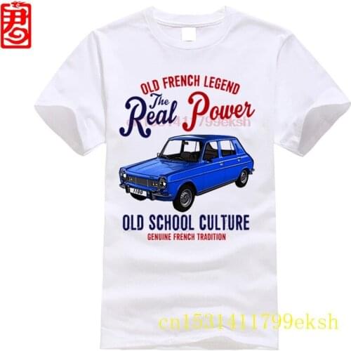 PHIKING VINTAGE FRENCH CAR SIMCA 1100 - NEW COTTON T-SHIRT
