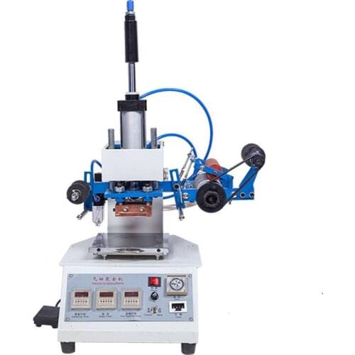 Pneumatic Hot Stamping Machine Creasing High Precision Ironing Machine Automatic Roll Gilding Paper Stamping Machine