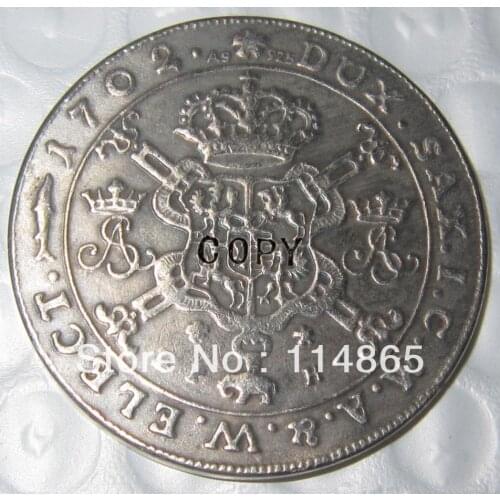 Poland : Talar AUGUSTUS II - 1702 - Rex Polonia COPY -replica coins medal commemorative coins