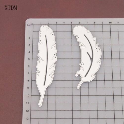 Cutting dies feather metal crafts paper die-cutting /DIY embossing, Easter and New Year