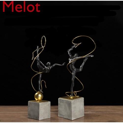 High-End Luxury Gymnastic Furniture Accessories TV Cabinet Modern Simple Decoration Office Desk Decoration Craft Gifts