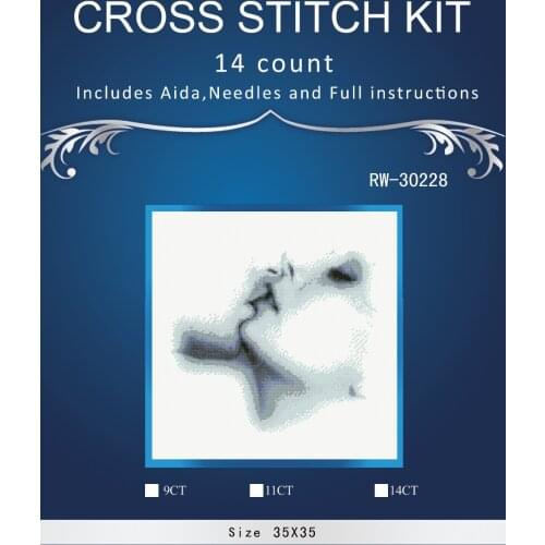 Counted cross stitch kit lover kiss similar dim Cross stitch set FREE delivery Top Quality popular