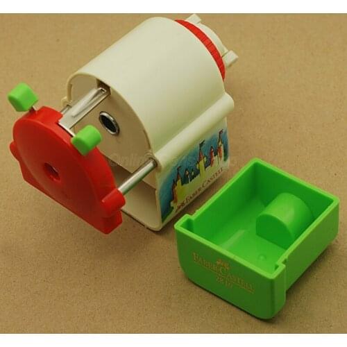 Faber Castell School Hand Crank Pencil Sharpener Novelty Cartoon Gadget Mechanical Pencil Sharpener For Students Stationery