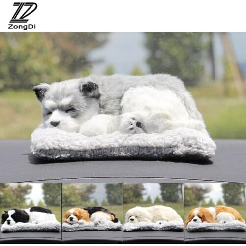 ZD 1X Pet Bamboo charcoal bag Simulation cat and dog For Hyundai i30 solaris Renault duster megane Lada granta vesta accessories