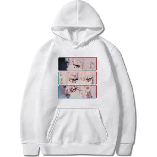 DARLING in the FRANXX Zero Two 02 Anime Girl Photo Women Hoody 2021 Fashion Hoodies HipHop Hoodie Harajuku Casual Female Hooded