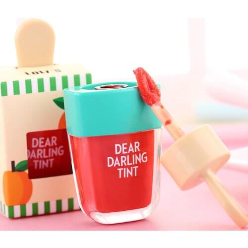 New Korean style ice cream liquid matte lipstick lasting Moisturizer lips waterproof Lip stick makeup flash Mermaid color