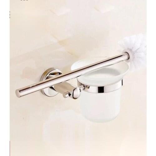 304 stainless steel toilet brush set toilet brush holder bathroom toilet brush belt toilet brush cup