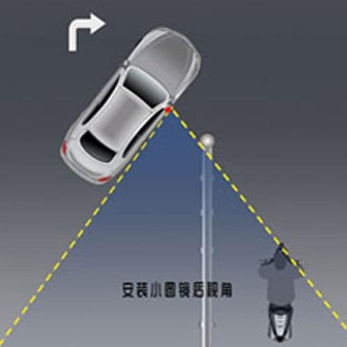 360 degree frameless ultra-thin wide-angle circular convex blind spot mirror for Land Rover Porsche Jeep Grand Dodge Journey