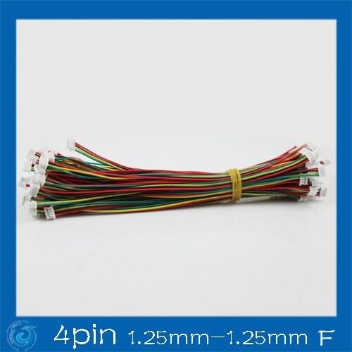 4-Pin plug with Wires Cables 150MM 4pinCable.4pin(1.25mm-1.25mm)F