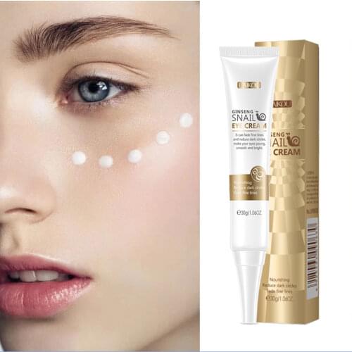 Snail Moisturizing Eye Cream Reduce Wrinkles Dark Circles Firm Skin Eye Essence Anti-aging Antioxidant Eye Care Beauty Products