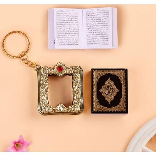 Keychain Quran Book Cool Cute Car Bag Key Ring Mini Fashion Wholesale Islam Gift