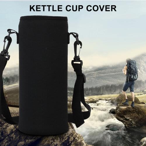 Water Bottle Carrier Cover Bag Shoulder Strap Kettle Pouch Holders High Capacity Insulated Cooler Bag 610-1500ml