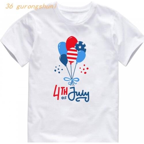 Children Clothing Girls print Graphic T Shirts 4 Year old Boy Clothes Cartoon T Shirt 4th Birthday Kids Clothes Boys Kid T-shirt