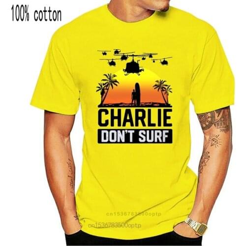 Charlie Don’T Surf Apocalypse Now Film Movie 1980S T Shirt White Size S-3Xl For Youth Middle-Age The Elder Tee Shirt