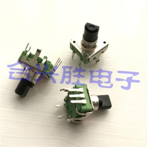 EC12 encoder with switch 12/24 positioning pulse shaft length 12MM volume adjustment