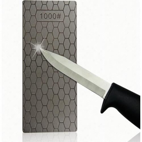 Small Single Sided Pocket Diamond Whetstone Honeybome Surface Sharpener Abrasive Tools 1000