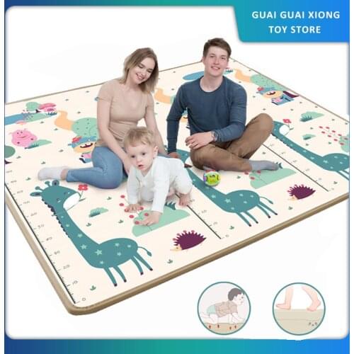 Educational XPE Puzzle Mat for Kids Foldable Baby Play Mat Childrens Carpet Nursery Climbing Pad Rug Activities Games Toys