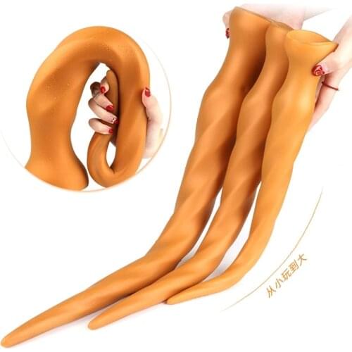 Super Long Anal Dildo Prostate Massage Anus Dilators Erotic Vaginal Masturbation Adult Sex Toys For Men Gay Butt Expande