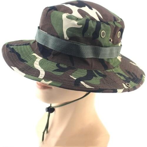 Adult Mens Cap Summer Mesh Hole Breathable Retro Cotton Bucket Hat Panama Jungle Fishing Hats Novelty Dads Beach Cap