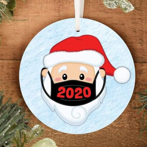 Personalized Family Christmas Tree Ornament Personalize Happy Family Bannister Peeking Family Present Gift Home Accessories 2020