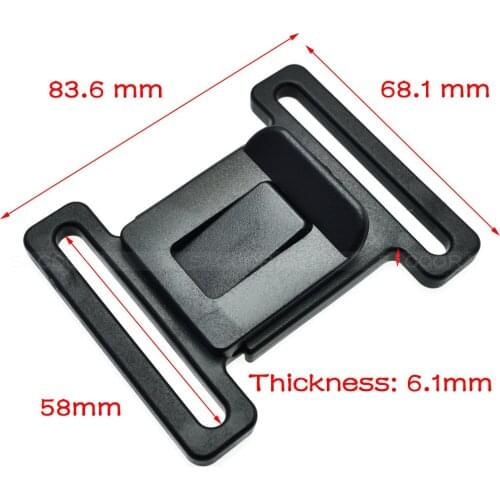 Webbing Size 58mm Center Release Buckle Plastic for Outdoor sports bag travel bag Sports Students Casual Bags
