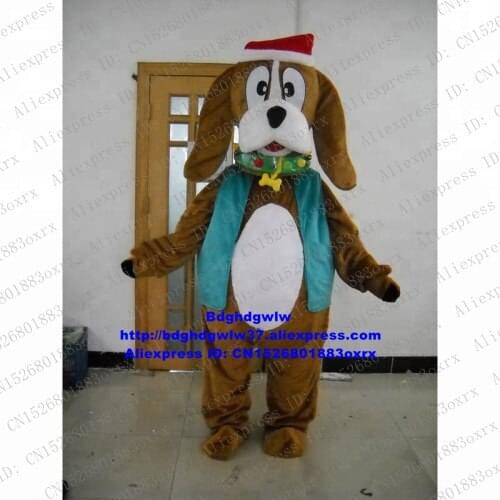 Christmas Dog Teddy Dog Basset Hound Beagle Golden Retriever Dachshund Mascot Costume Adult New Year Party Farewell zx1753