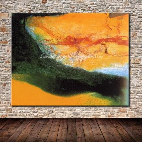 Hand-Painted Oil Paintings On Canvas Home Decoration Modern Abstract Oil Painting Wall Art Picture For Living Room