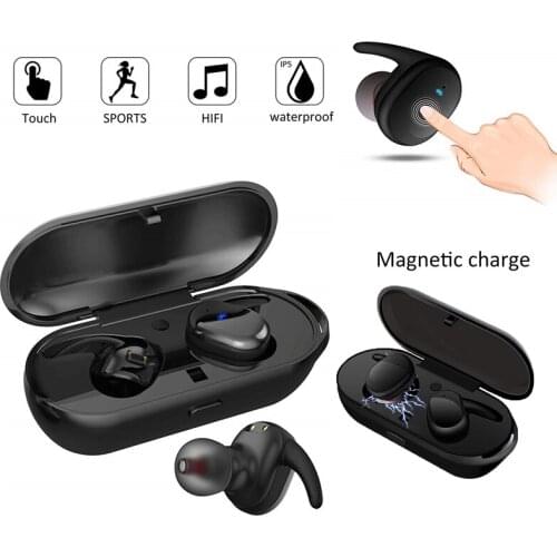 Y30 TWS Bluetooth 5.0 Earphones Wireless Headphone Noise Cancelling Headset Stereo Sports Waterproof Earbuds With Microphone