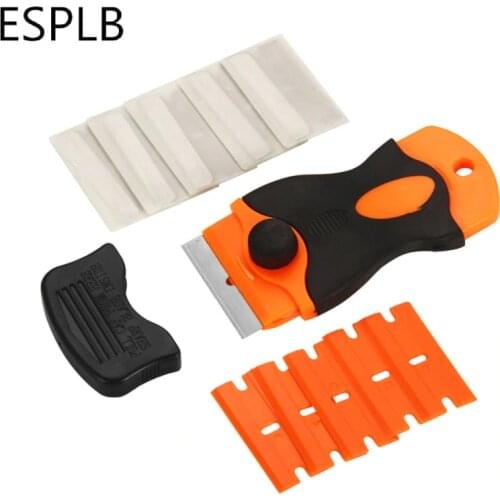 ESPLB LOCA UV Glue Cleaner Remover for Phone LCD Touch Screen Tool Scraper Repair Tool with 5pcs Metal Blade+5pcs Plastic Blade