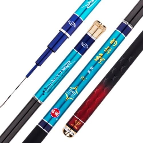 3.6M-7.2M Hand Olta 4H Hard Taiwan Fishing Rod Vara De Pesca Carbon Carp Fishing Pole for Black Pit Feeder Peche Spinning Canne