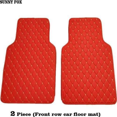 Universal car floor mats for Ford Edge U387 Fusion Mondeo Focus MK2/3 all weather heavy duty car-styling carpet liners (2006-)