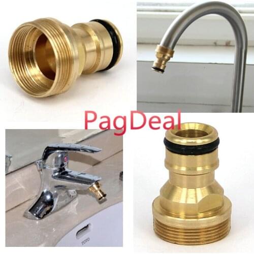 1pc Garden Faucet Water Hose Tap Thread Copper Brass Connector Shower Pipe Fittings And Bathroom Accessories