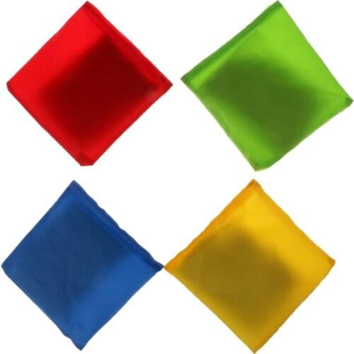 4pcs Mixed Color Set Double Layer Canvas Cornhole Bag Bean Bag for Backyard Tossing Corn Hole Family Game