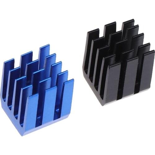 5 pcs Aluminum Heatsink Cooling Heat Sink Chip RAM Radiator Heatsink Cooler For Electronic IC LED computer
