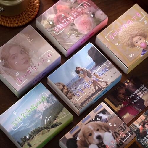 60pcs/box Movie Pictures Sticker DIY Scrapbooking Masking Decorative Decals Mobile Phone STICKER School Office Supplies