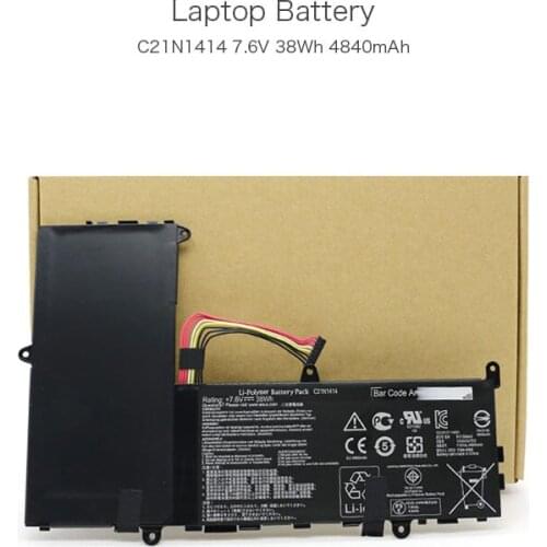 7.6V 38Wh 4840mAh C21N1414 Rechargeable Battery for ASus EeeBook X205 EeeBook X205TA EeeBook X205TA-DS01 EeeBook X205TA-US01 PC