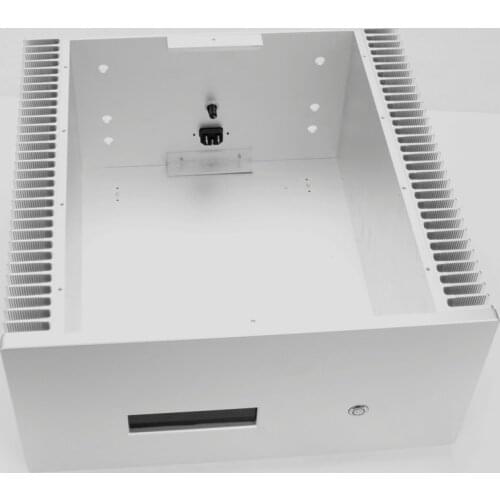 Size D411 W411 H200 All Aluminum Class A Chassis Rear Case DIY Power Amplifier Case