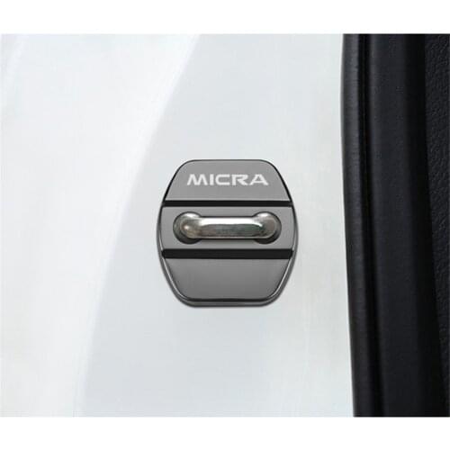 Car-Styling car door lock cover Auto Emblems Case For Nissan Micra K11 K12 K13 K14 Car-Styling Accessories