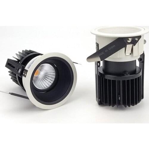 Free Shipping 10W 15W 20W COB Led Downlights Recessed Ceiling Spot Light Ceiling Down Light Warm White AC85-265V ONDENN