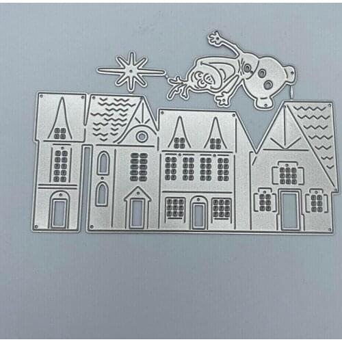 Big house New Design Craft Metal Cutting Die Scrapbooking Album Paper DIY Card Craft Embossing Die Cuts