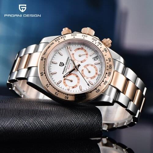 New PAGANI Design watch men chronograph Fashion Luxury quartz Wristwatch Waterproof Stainless Steel Watch men relogio masculino