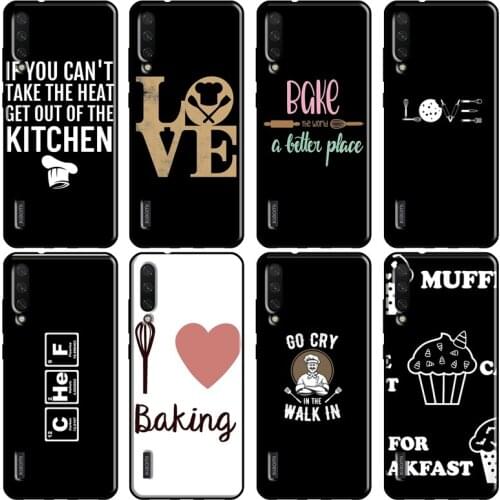 Baking Cook Chef Case For POCO X3 M3 F2 Pro Case For Xiaomi Mi 11 A1 A2 A3 Mi Note 10 Lite Mi 10T 9T Pro Coque