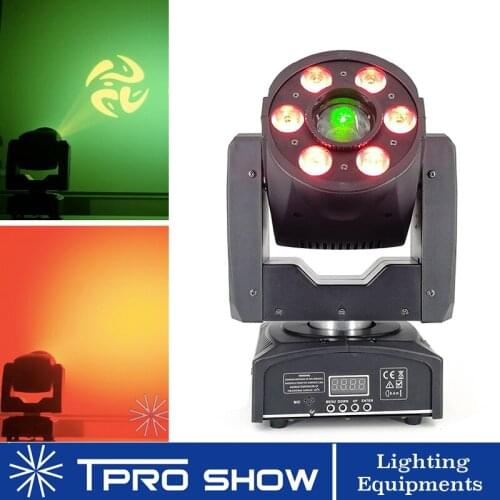 Moving Head Wash 30W Spot 6x8W RGBW LED Lyre Mobile Head 2in1 Stage Lighting Effect DJ Lights Dmx Sound Control For Wedding Club