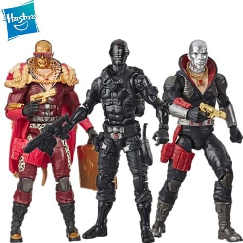 Hasbro The Avengers Cobra Snake Eyes Destro Action Toy Figures Anime Model Collection Toys Birthday Gift Landscape Decoration