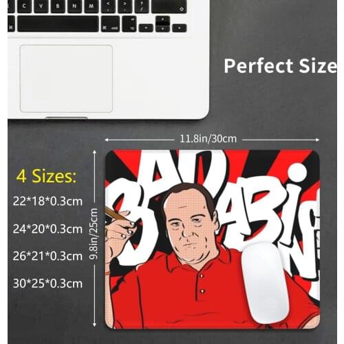 Badabing Mouse Pad DIY Print Pop Popart Badabing Mafia Gangster Soprano