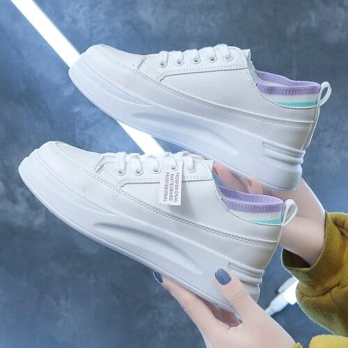 Ladies Platform Shoes Sneakers Women 2021 Casual Tenis Feminino Womens Flat Vulcanized Little White Shoes Zapatillas De Mujer