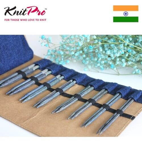 Knitpro Denim Interchangeable Circular Needle Set With Knitting Needle Tip Kntting Cable special collectors